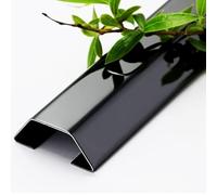 Mini Cable Trunking, Metal Self-Adhesive Cable Trunking Cover Pack Of 2 1 m Multicolor Multiple Sizes(Black,2#)