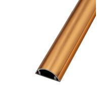 Mini Cable Trunking, Self-Adhesive Half Round Cable Cover Duct Trunking Wall Floor Pack of 2 1 m Multicolor Multiple Sizes(Gold,3#)