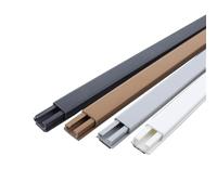 Mini Cable Trunking, Self-Adhesive Square Box Cable Trunking Multicolor Multiple Sizes(Grey,20x10mm)