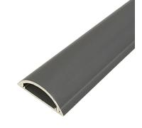 Mini Cable Trunking, TV Cable Duct For Wall Mount With Adhesive Pack Of 2 1m PVC Multicolor Multiple Sizes(Grey,5#)