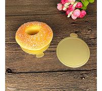 Mini Cake Boards, Gold Cupcake Liners 100 PCS Gold Paper 3.54in Shiny and Attractive Gold Cake Board for Dessert Displays Tray Wedding Birthday Cake