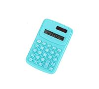 Mini Calculator, Desktop Calculator with 8 Digit LCD Display Screen for Office, Home & School | Standard Function Simple Small-Sky Blue