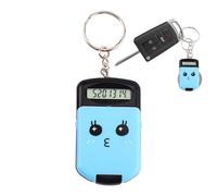 Mini Calculator Keychain - 2-in-1 Tiny Electronic Portable Calculator Key Ring, Candy-Colored Pocket Digits Tool | Cute Functional Key Chain Keyring For School Office Kids Students