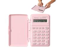 Mini Calculator Pocket Size - Pocket Calculation Device with Lid | Handheld Kids Calculator - for Students Teachers Test Takers School Accountants Cashiers Engineers Bookkeepers Home Office Business