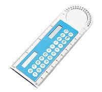 Mini Calculator, Portable Pocket Calculator Handheld Basic Calculator 3 in 1 Solar Powered Calculator Ruler Magnifier for Students Kids School Home Office, Back to School Gift Christmas Birthday Gift