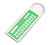 Mini Calculator, Portable Pocket Calculator Handheld Basic Calculator 3 in 1 Solar Powered Calculator Ruler Magnifier for Students Kids School Home Office, Back to School Gift Christmas Birthday Gift