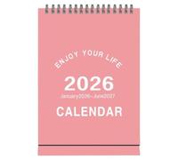Mini Calendrier de Bureau - Planificateur Janvier 2026 à Juin 2027 | Calendrier 18 Mois - Pour Amis Famille Étudiants Enseignants Maison École Bureau Intérieur