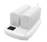 Mini Calling System,Restaurant Pager System,Wireless Intelligent Meal Pickup and Calling Device,16 Pagers,1000M Distance,for Restaurant Hospital Clinic Cafe Shop, HUANGHAIQIU