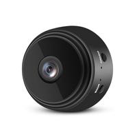 Mini Camera, 1080P HD Lens 150 Degree Wide Angle Camera, Night Vision, Motion Detection, WiFi Wireless Real Time Monitor Camera Built in 240mAh Battery, for Home Ofiice Courtyard (Black)