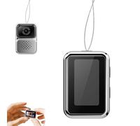 Mini Camera 1080P HD Video Recorder - Keychain Digital Camcorder,0.96-Inch Retro Camera,Ultra-Portable Tiny Cameras for Travel/Vlog/Night Shots Concert Recording,Gifts for Teenagers Adult (gray)