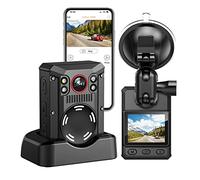 Mini Camera 4K, Body Camera 128G, 3500mAh Battery 11 Hours Recording Bodycam GPS Waterproof IP67 Bodycam Small Camcorders