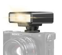 Mini Camera Flash Speedlite GN12 5600K Standard Hot Shoe Mount,Compatible with Sony Canon Nikon Panasonic Olympus DSLR Camera