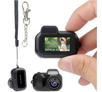 Mini Camera Keychain, Camera, World's Smallest HD Camera, Portable Keychain Camera, Retro Pixel Photo/Video Camera for Indoor Home Outdoor (64G)