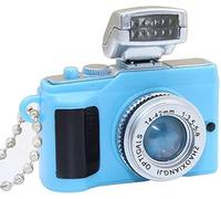 Mini Camera Keychain Key Ring with Flashlight Sound Bag Phone Pendant, Car Keychain Accessories for Women Men, Car Keychain, Blue, Mini