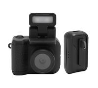 Mini Camera Keychain, Tiny Digital Camera 1080P HD with 1.44 Inch Color Screen and Wrist Strap, Flip Up Flash, Charging Base, Auto Loop Recording & Instant OTG Sharing for Kids