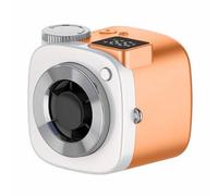 Mini Camera Shaped Portable Fan, 199 Adjustable Speed Handheld Fans USB Rechargeable Personal Desk Fan with LED Display, Clip Neck Travel Cooling Fans Quiet Strong Airflow for Outdoor,Office,B