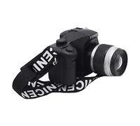 Mini Camera Toys Accessories Dollhouse Play Decor for Children Kids Black Strap Big