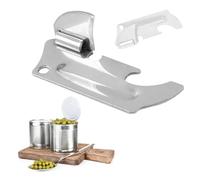 Mini Can Opener Stainless Steel - Portable & Compact Travel Can Opener Activities, Smooth Edge, Easy to Use Manual Tin Opener for Camping, Backpacking, Picnic & Outdoor