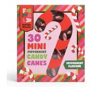 Mini Candy Canes- 30pcs Individually Wrapped with Bursting Peppermint Flavor. A Great, Sweet Takeaway for Holiday Parties and Gatherings.