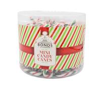 Mini Candy Canes Red Green White Individually Wrapped Peppermint Flavoured Sweets Tub Festive Party Treats Decoration Snack