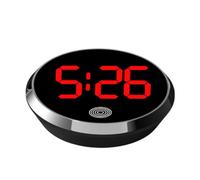 Mini Car Clock - 46mm Dashboards Car Clocks, Round Vent Clocks Watch, LCD Digital Table vehicle Dashboard timer| Portable timer, Small timers Cars Dashboard, LCD Digital Cars Desk Clock,