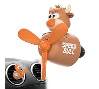 Mini Car Diffuser, Premium Automotive Aromatherapy Vent Freshener, Cute Cow Design with Refillable Scent, Portable Relaxation Air Freshener for Daily Drive, Car Gadget for Commuting