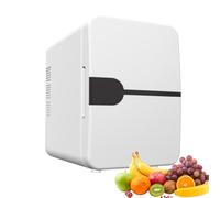 Mini Car Refrigerator - 6L Thermal and Cool Car Freezer, Portable Electric Cooler, 12V DC 220V AC | Travel Fridge for Home, Cars, RVs, Trucks, Road Trip, Camping, Fishing, Skincare, Beverages