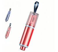 Mini Car Safety Hammer, Car Escape Tool, Broken Window & Seatbelt Cutter, Safety Hammer, Mini Compact Portable Multifunctional Emergency Auto Safety Hammer for Vehicles (Red)