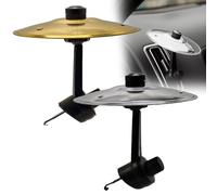 Mini Car Symbol Drum, 2pc Car Cymbal Air Vent Clip,Crash Cymbals with Rotating Function and Sturdy Metal Build Easy Installation,Fun Vehicle Accessory for Autos,Mini car accessories