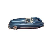Mini Car Toy 1/43 Mercury Bob Hope Special Blue Convertible Classic Car Model Vintage Car Model Decoration Plastic Model Model