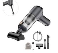 Mini Car Vacuum Cleaner,3 in 1 Cordless Handheld Vacuum,120W Low Noise with One Touch Opening and Closing Function Rechargeable Air Blower & Hand Pump Small for Car,Office&Home,Keyboard Cleaning