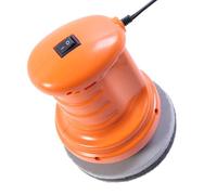 Mini Car Waxing Mac 12V Portable Polisher for Efficient Car Detailing & Sc Ch Removal - Handheld Electric Waxer for All Vehicle Surfaces (Orange)