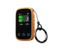 Mini Carbon Monoxide Detector CO Air Quality Monitor Type C Charging For Indoor Travel Portable Temperature Humidity Meter Fast And Accurate(Orange)