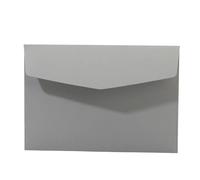 Mini Card Holder 20 pcs Multicolor 11x16cm Envelopes for DIY Invitations Wedding Party Stationery(Grey)