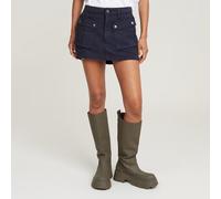 Mini Cargo Skirt - Dark blue - Women 24