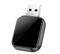 Mini CarPlay Wireless Adapter for Apple iPhone - Converts Wired to Wireless CarPlay Adapter, CarPlay Dongle Stick for Apple Wired CarPlay Cars & for iPhone iOS 10+, USB & Type-C, Plug & Play, Dark