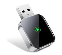Mini Carplay Wireless Adapter for iPhone - Converts Wired to Wireless Carplay Adapter, Carplay Stick for Cars with Built-in Wired Apple CarPlay & for iPhone iOS 10+, USB & Type-C, Plug & Play