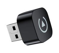 Mini CarPlay Wireless Adapter for VW ID.7 2024 2025, Wireless CarPlay Dongle, Converts Wired CarPlay to Wireless, Plug and Play Stable Control & No Delay,A Black