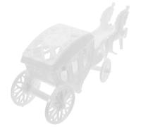 Mini Carriage Treat Box White Plastic for Wedding Showers