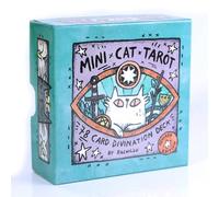 Mini cat tarot Card Fate Divination Prophecy Card Family Party Game Toy Tarot 78 Card Deck Guide Mini cat tarot