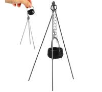 Mini Cauldron Halloween Cauldron with Handle ＆ 3 Suppport Rods 1:12 Dollhouse Accessories 0.8'' Mini Cast Iron Halloween Dollhouse Miniatures Caudrons with Support Rods.