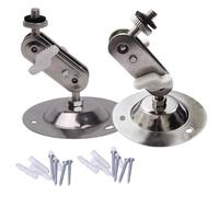 Mini CCTV Camera Wall and Ceiling Mount Camera Holder, 2-Pack Stainless Steel Universal Mini Cam Mounting Camera Accessories Security Wall Mount