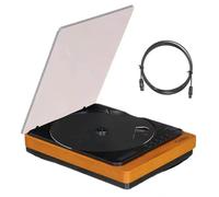 Mini CD Player with USB Ripping to WAV, Bluetooth 5.3 Transmitter & Receiver, Optical Output, 3.5mm Headphone Jack, Remote Control