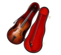 Mini Cello Model Miniature Cello With Stand Exquisite And Delicate Bass Musical Instrument For Decoration Mini Musical ornaments