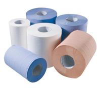 Mini Centrefeed Hand Towel Roll White 1ply Pack 12 Rolls
