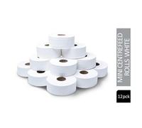 Mini Centrefeed Rolls White 1 Ply 12x120m