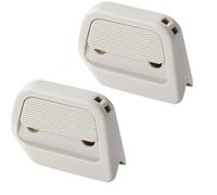 Mini Ceramic Box Cutter, 2 Pack Portable Safety Work Knife for Unboxing, Auto-Retract Ceramic Mini Box Cutter, Retractable Cardboard Cutter, Fridge Magnet Design for Home Office Travel (Khaki)
