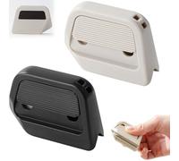 Mini Ceramic Box Cutter, 2PCS Auto-Retract Safety Slice Tool with 7mm Micro Blade, Compact Craft Cutter with Keychain Hole for Office, DIY, Packaging & Home Use (2PCS)