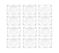 Mini Certificate of Authenticity, 5 x 7 Inch Premium Certificates, Perfect for Valuations, Gifts, Collectibles and Artwork, Bulk Pack of 12 (12)
