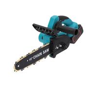 Mini Chainsaw 10" inch Electric Cordless Chainsaw with Lithium Batteries and Charger, 20V Protective Baffle One-Hand Chain Saw Blue and Black Wood Cutter Woodworking for Wood Cutting Tree Trimming